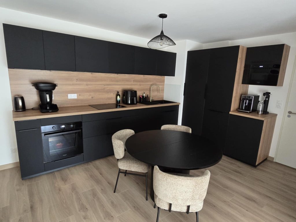Cuisine moderne noir mat